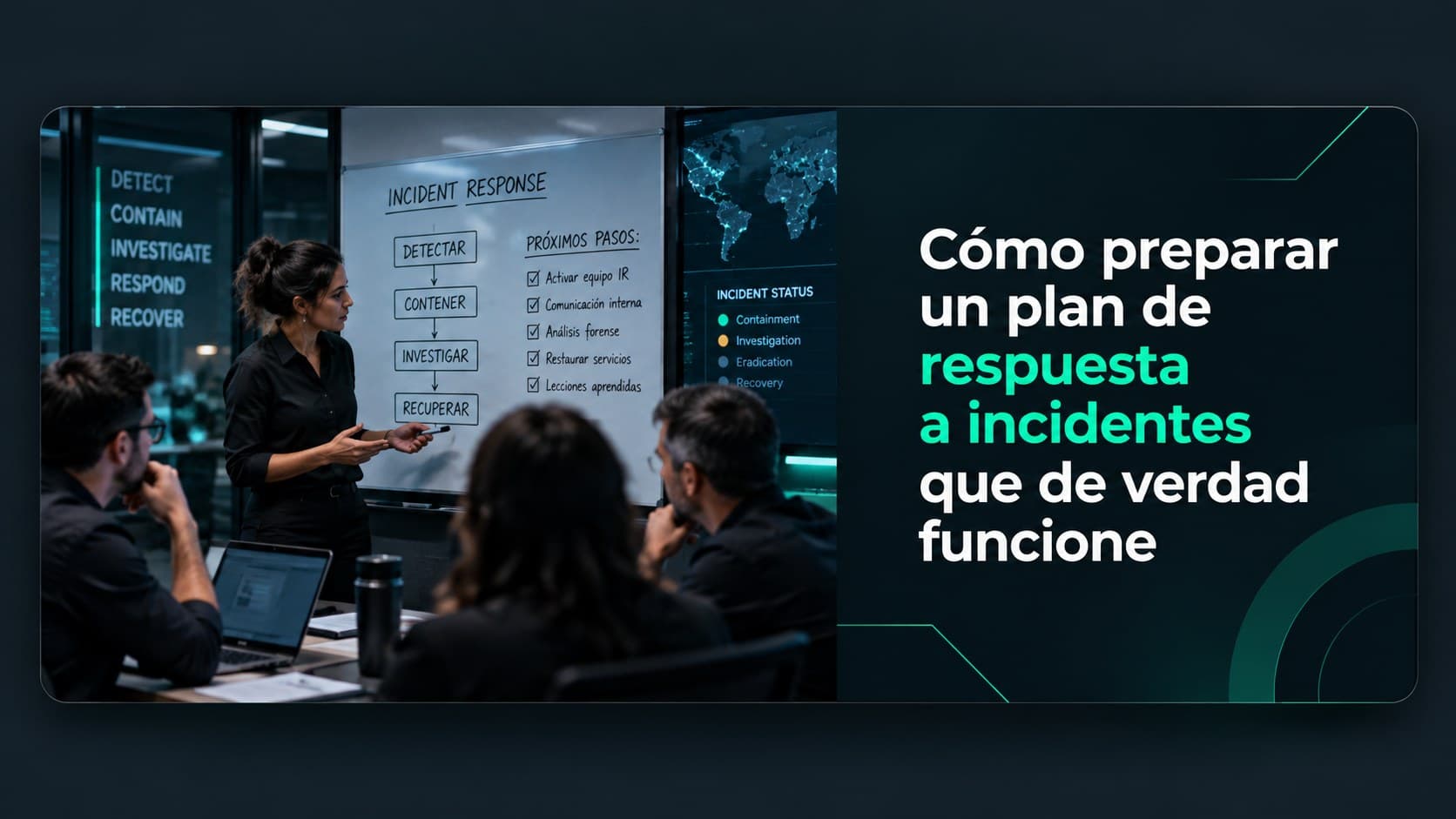 Cómo preparar un plan de respuesta a incidentes que de verdad funcione