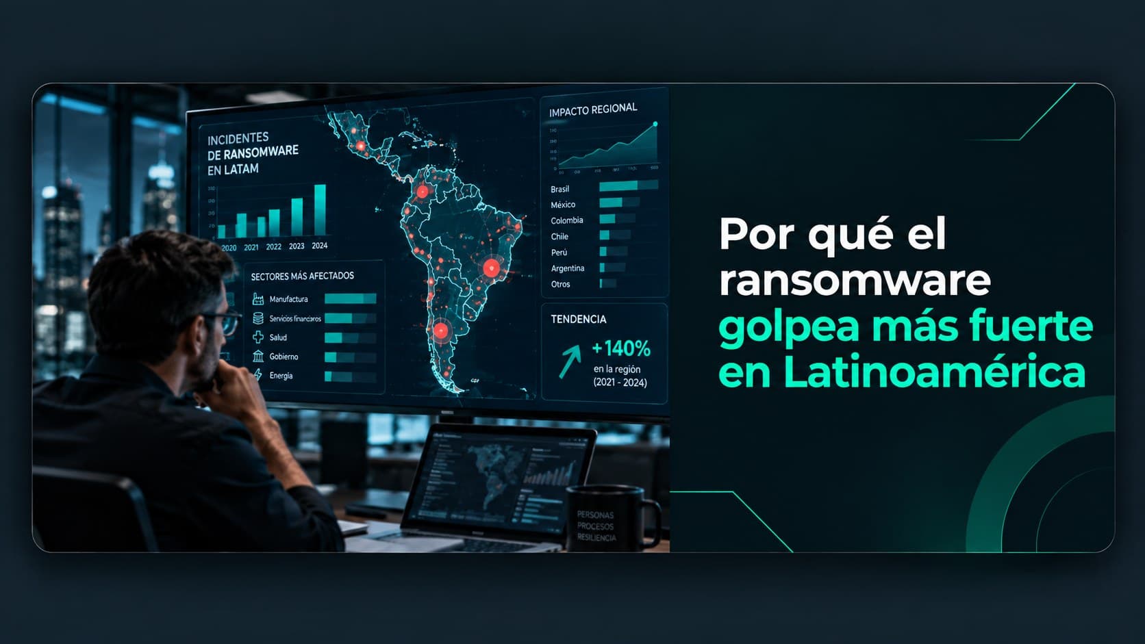 Por qué el ransomware golpea más fuerte en Latinoamérica