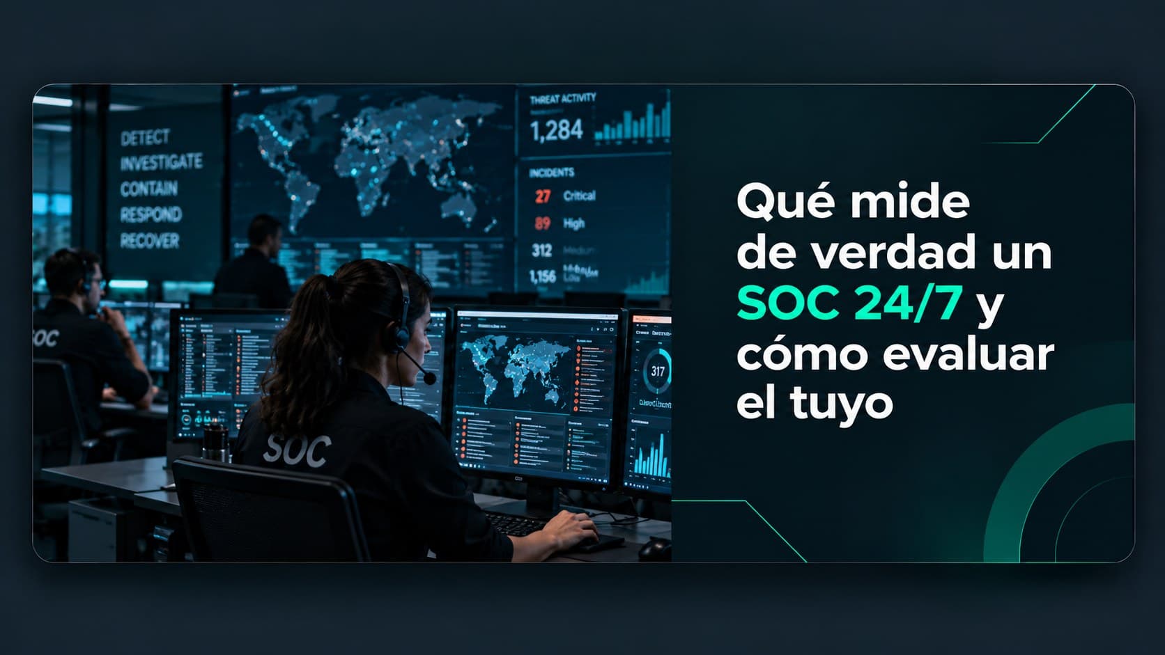 Qué mide de verdad un SOC 24/7 y cómo evaluar el tuyo